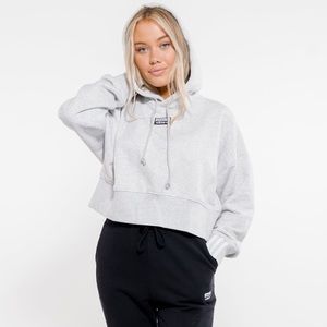 Adidas Women’s Vocal Cropped Hoodie Sweater - Grey